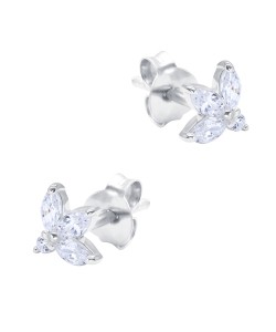 Gorgeous CZ Stone Silver Stud Earring STS-5056